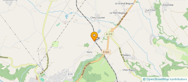 localisation de l'entreprise MADAME CHRISTINE BRUGIERE  SAINT-SAUVES-D'AUVERGNE