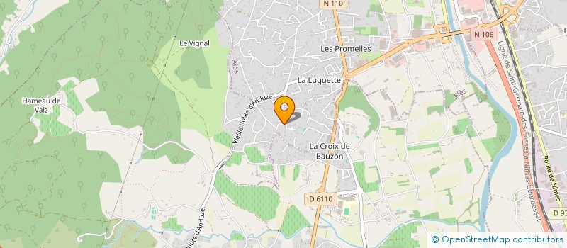 localisation de l'entreprise MADAME CHRISTINE BRUNEL à ALES