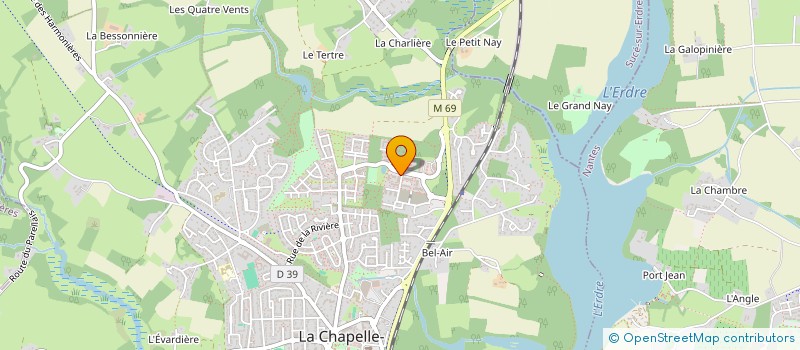 localisation de l'entreprise MADAME CHRISTINE BRUNET à LA CHAPELLE-SUR-ERDRE