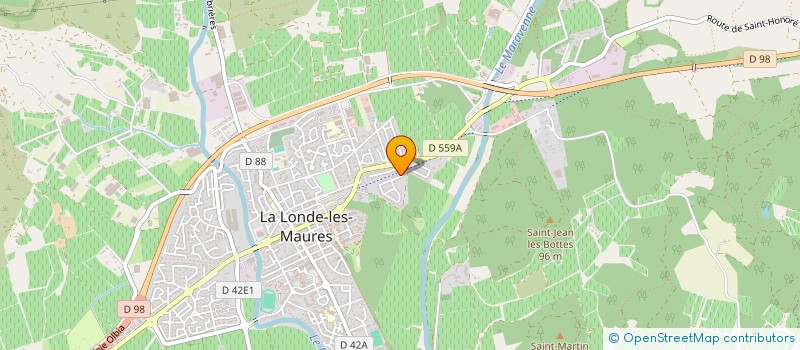 localisation de l'entreprise MADAME CHRISTINE BRUNO  LA LONDE-LES-MAURES