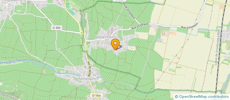 localisation de l'entreprise MADAME CHRISTINE BRUPPACHER  BEBLENHEIM