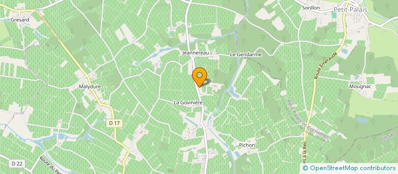 localisation de l'entreprise MADAME CHRISTINE BUCHERIC à LUSSAC