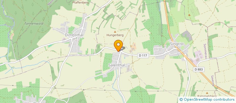 localisation de l'entreprise MADAME CHRISTINE BUECHLER  SOMMERAU