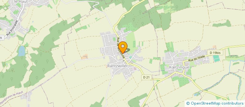 localisation de l'entreprise MADAME CHRISTINE BUGEJA  RANTZWILLER
