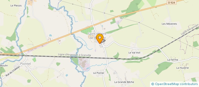 localisation de l'entreprise MADAME CHRISTINE BUNOUT à SAINT-HILAIRE-DE-BRIOUZE