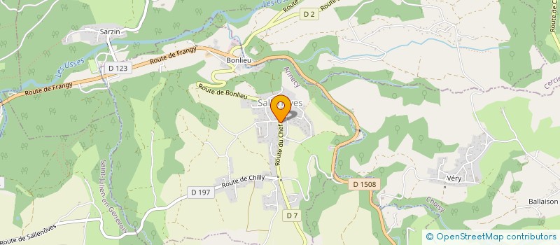 localisation de l'entreprise MADAME CHRISTINE BURDET  SALLENOVES