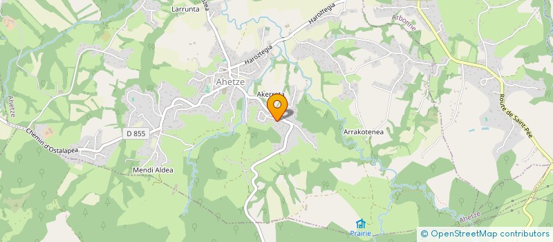 localisation de l'entreprise MADAME CHRISTINE BUREL  AHETZE