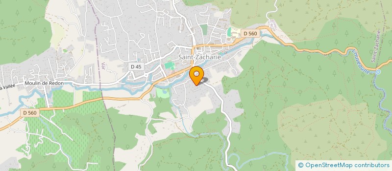 localisation de l'entreprise MADAME CHRISTINE BURELLI  SAINT-ZACHARIE