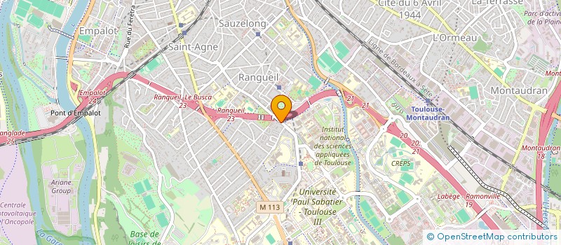 localisation de l'entreprise MADAME CHRISTINE BURGAN à TOULOUSE
