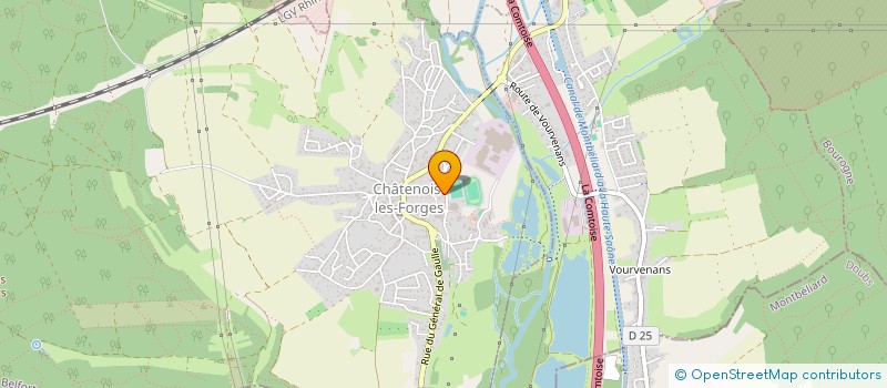 localisation de l'entreprise MADAME CHRISTINE BURGER  CHATENOIS-LES-FORGES