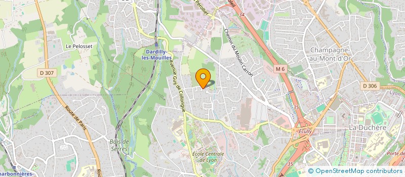 localisation de l'entreprise MADAME CHRISTINE BURNET  ECULLY