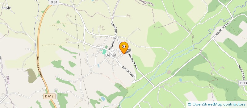 localisation de l'entreprise MADAME CHRISTINE BUSQUET DIT TORT  DENAT