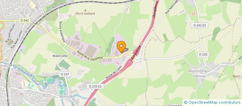 localisation de l'entreprise MADAME CHRISTINE CACHEUX  WIMILLE