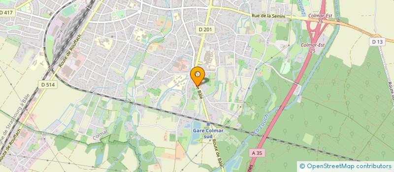 localisation de l'entreprise MADAME CHRISTINE CAHN à COLMAR