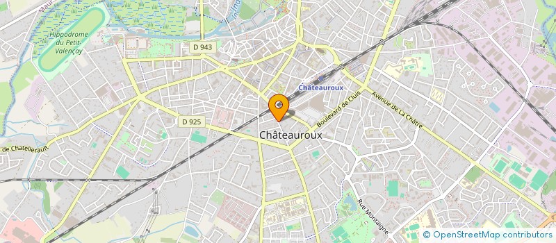 localisation de l'entreprise MADAME CHRISTINE CAILLAUD à CHATEAUROUX