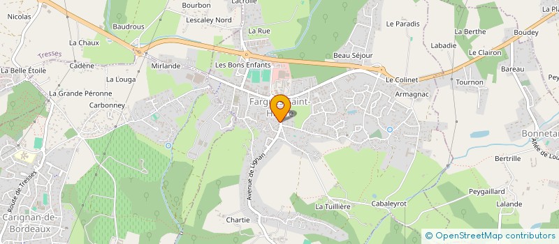 localisation de l'entreprise MADAME CHRISTINE CAILLAUD  FARGUES-SAINT-HILAIRE