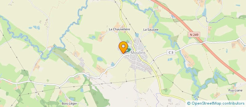 localisation de l'entreprise MADAME CHRISTINE CAILLEAU  MAULEON