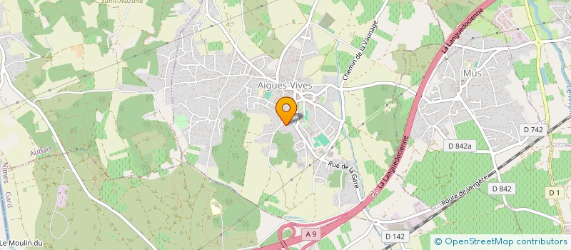 localisation de l'entreprise MADAME CHRISTINE CAILLIEUX  AIGUES-VIVES