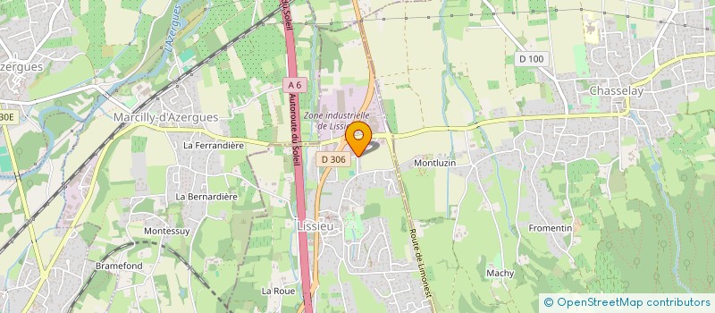 localisation de l'entreprise MADAME CHRISTINE CALIPPE  LISSIEU