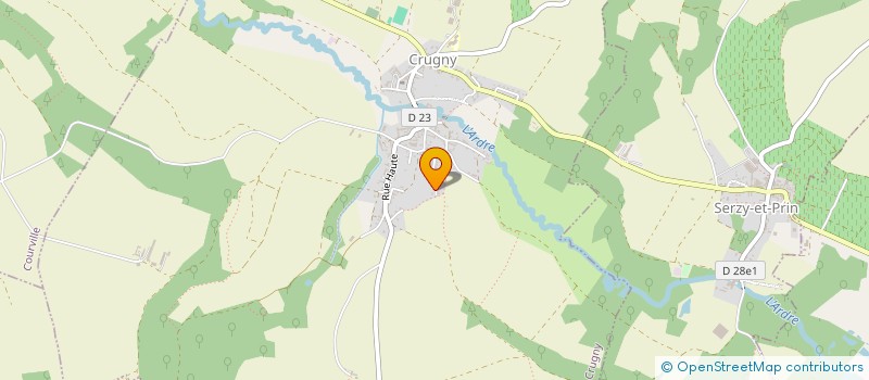 localisation de l'entreprise MADAME CHRISTINE CALLE  CRUGNY