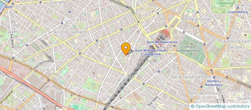 localisation de l'entreprise MADAME CHRISTINE CAMPAGNAC  PARIS