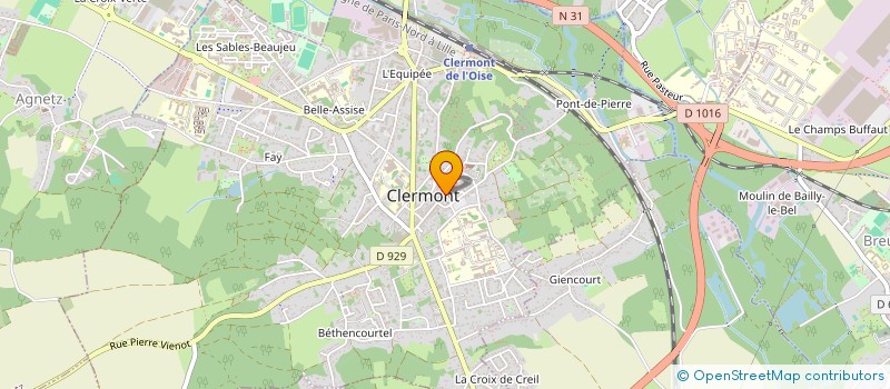 localisation de l'entreprise MADAME CHRISTINE CAMPAGNE  AVILLY-SAINT-LEONARD