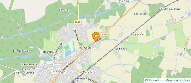 localisation de l'entreprise MADAME CHRISTINE CAMUS  MONNAIE