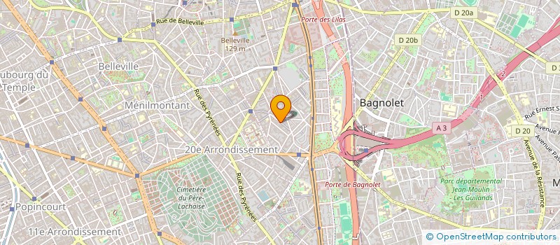 localisation de l'entreprise MADAME CHRISTINE CANET  PARIS