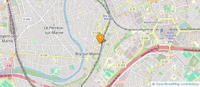 localisation de l'entreprise MADAME CHRISTINE CAPARROS  BRY-SUR-MARNE