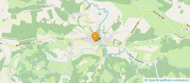 localisation de l'entreprise MADAME CHRISTINE CAPDEBOSCQ  LASSEUBE