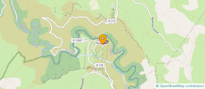 localisation de l'entreprise MADAME CHRISTINE CAPITAINE  SAINT-MAURICE-NAVACELLES