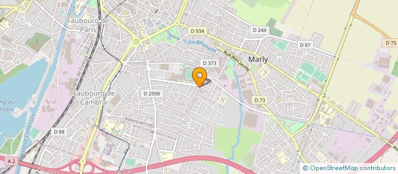 localisation de l'entreprise MADAME CHRISTINE CAPON à VALENCIENNES