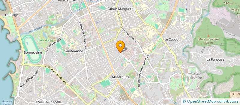 localisation de l'entreprise MADAME CHRISTINE CAPPELLETTI  MARSEILLE