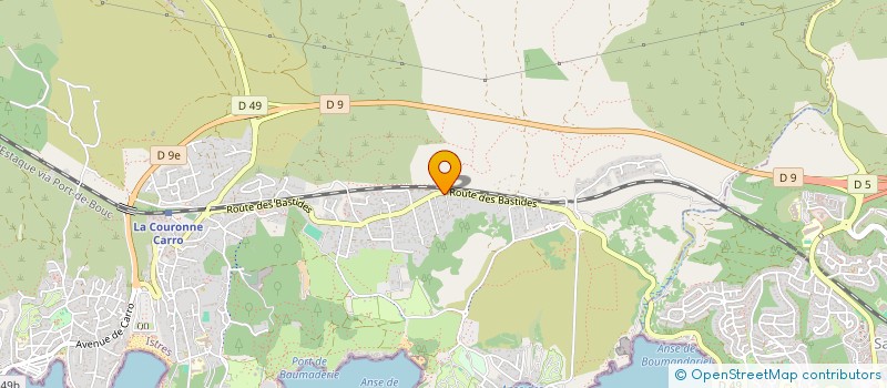 localisation de l'entreprise MADAME CHRISTINE CARCEA  MARTIGUES