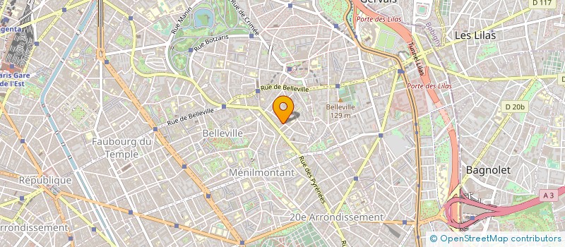 localisation de l'entreprise MADAME CHRISTINE CARDINEAU  PARIS