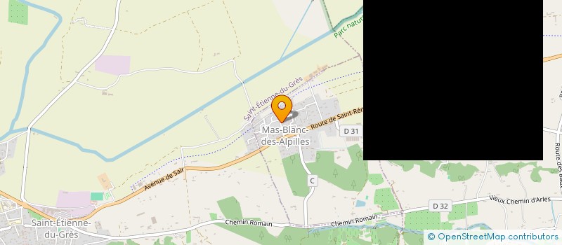 localisation de l'entreprise MADAME CHRISTINE CARITA  MAS-BLANC-DES-ALPILLES