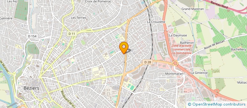 localisation de l'entreprise MADAME CHRISTINE CARLES à BEZIERS