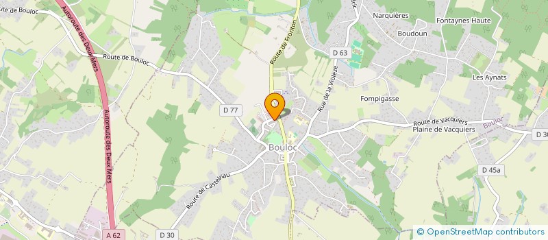 localisation de l'entreprise MADAME CHRISTINE CARLES TEIG  BOULOC