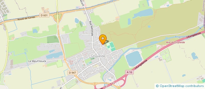 localisation de l'entreprise MADAME CHRISTINE CARLIER  GHYVELDE