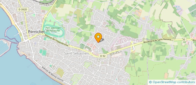 localisation de l'entreprise MADAME CHRISTINE CARMEN REN FAVARON  PORNICHET