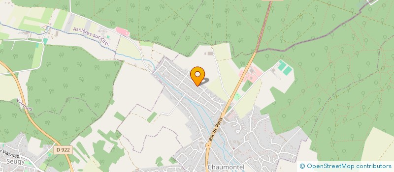 localisation de l'entreprise MADAME CHRISTINE CARN  CHAUMONTEL