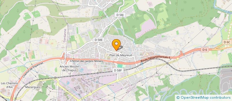 localisation de l'entreprise MADAME CHRISTINE CARNINO  MEYREUIL