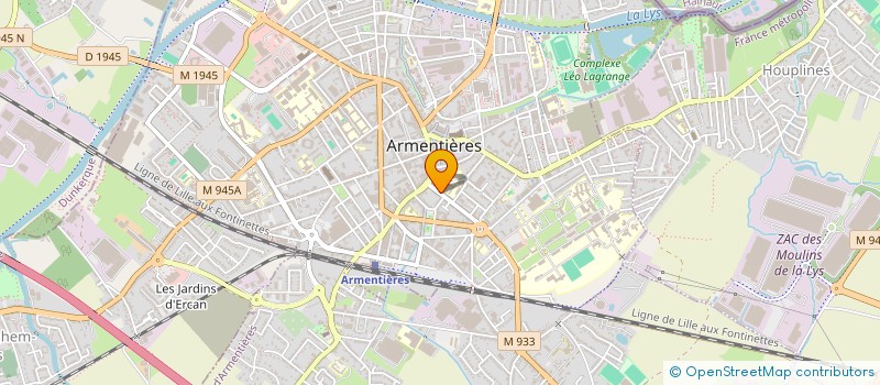 localisation de l'entreprise MADAME CHRISTINE CARON à ARMENTIERES