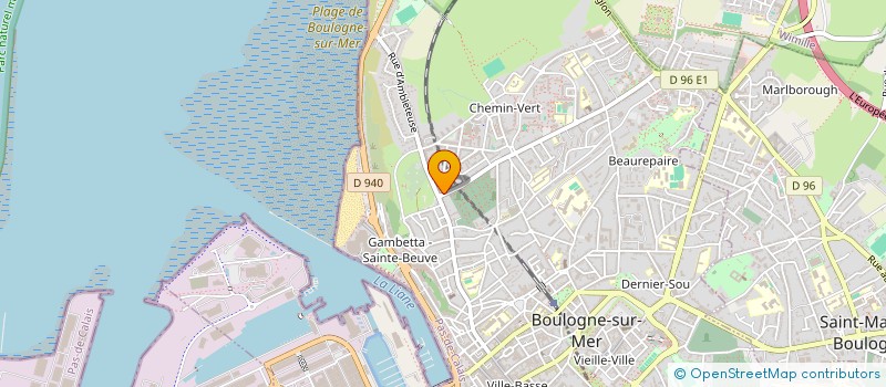 localisation de l'entreprise MADAME CHRISTINE CARR à BOULOGNE-SUR-MER