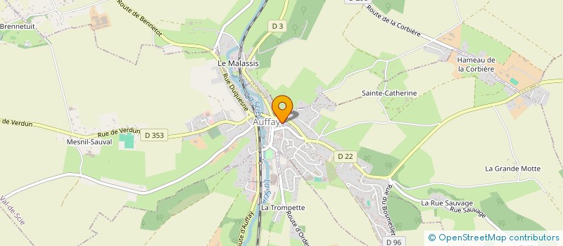 localisation de l'entreprise MADAME CHRISTINE CARRE  VAL-DE-SCIE