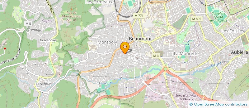 localisation de l'entreprise MADAME CHRISTINE CARRIAS à BEAUMONT