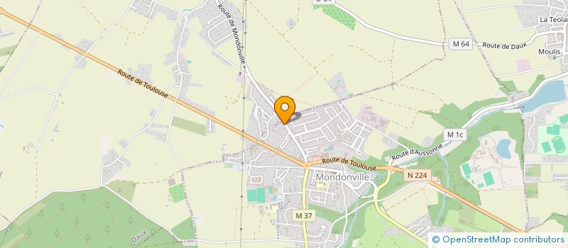 localisation de l'entreprise MADAME CHRISTINE CARTAN  MONDONVILLE