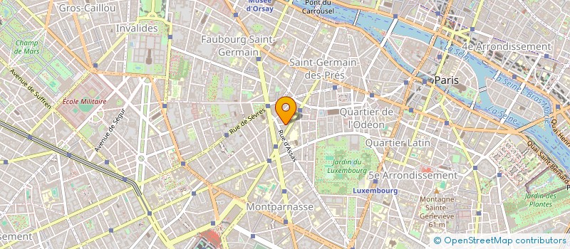 localisation de l'entreprise MADAME CHRISTINE CASSOU  PARIS