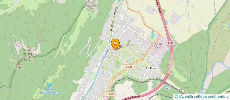 localisation de l'entreprise MADAME CHRISTINE CASTANET  VIF