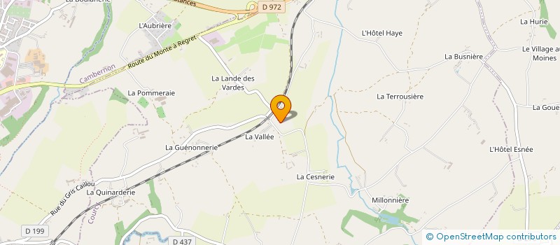 localisation de l'entreprise MADAME CHRISTINE CASTEL  COURCY